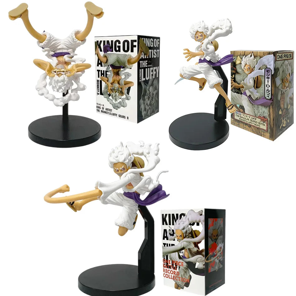 Original Bandai Anime One Piec Banpresto Koa Artist Luffy King Gear 5 Figures Model Toy Ornament Christmas Gift Hot In Stock