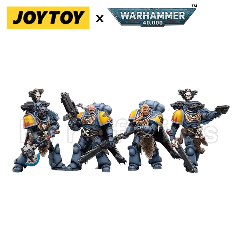 1/18 JOYTOY Action Figure 40K The Horus Heresy Space Wolves Figures And Mechas Logan Ghostwolf Anime Model Toy