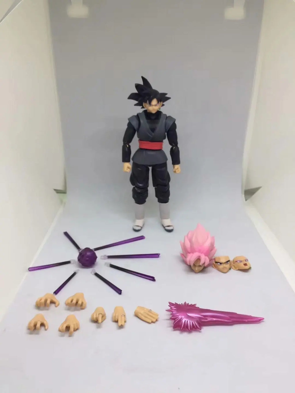 14 см аниме Dragon Ball Black Goku Zamasu екшън фигурка Super Saiyan филмова версия DBZ модел с множество аксесоари играчки