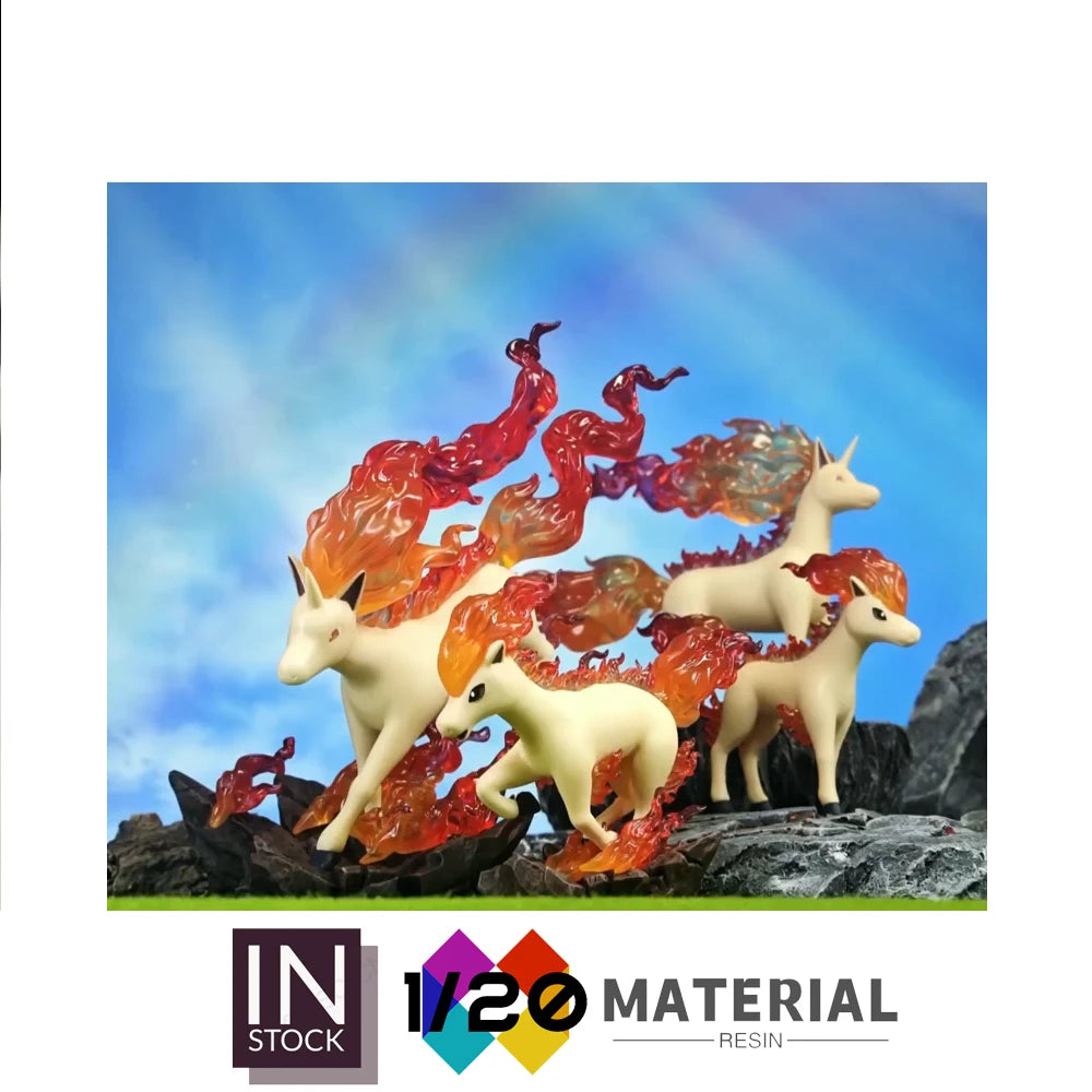 [In Stock]1/20 Resin Scale World [VS] - Ponyta & Rapidash [Split RE-MENT]