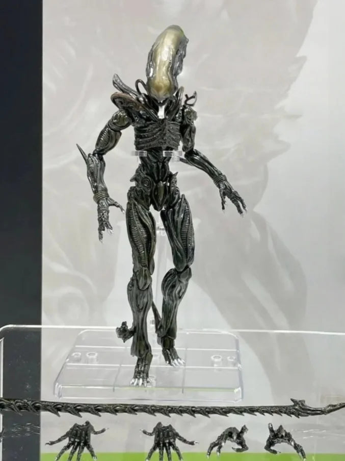 In Stock 52 toys 1/12 Lightning Dance Yoshi Alien Action Figure Articulated Collection Alien Xenomorph Super Movable Model Ship