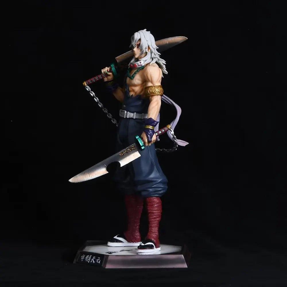 30CM Anime Demon Slayer Uzui Tengen Standing posture Action Figures PVC Model Desktop Decoration Toys Doll Gifts