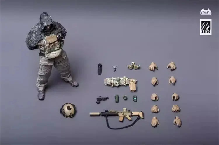 In Stock! HASUKI 1/12 Black Ops SA04 Night Weaver WM-07 Action Figure Figure Soldier Model Gift Collection