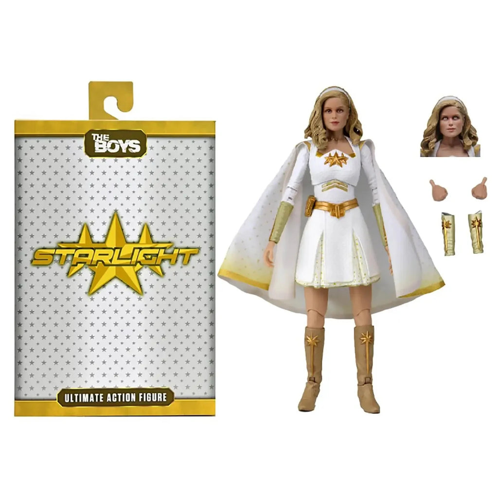 Neca The Boys Starlight & Homelander Ultimate Action Figure  Collection Model Toy Doll  Christmas Present 18cm