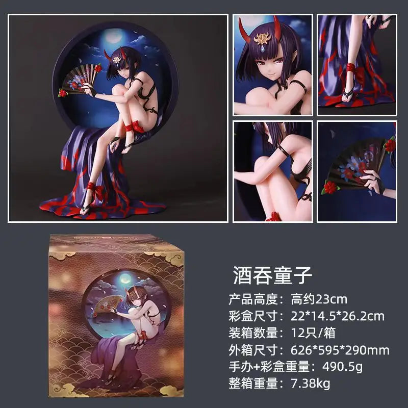 [Hobbybeat] Original and genuine, moonlight wine swallowing boy figure, two-dimensional animation chassis ornament
