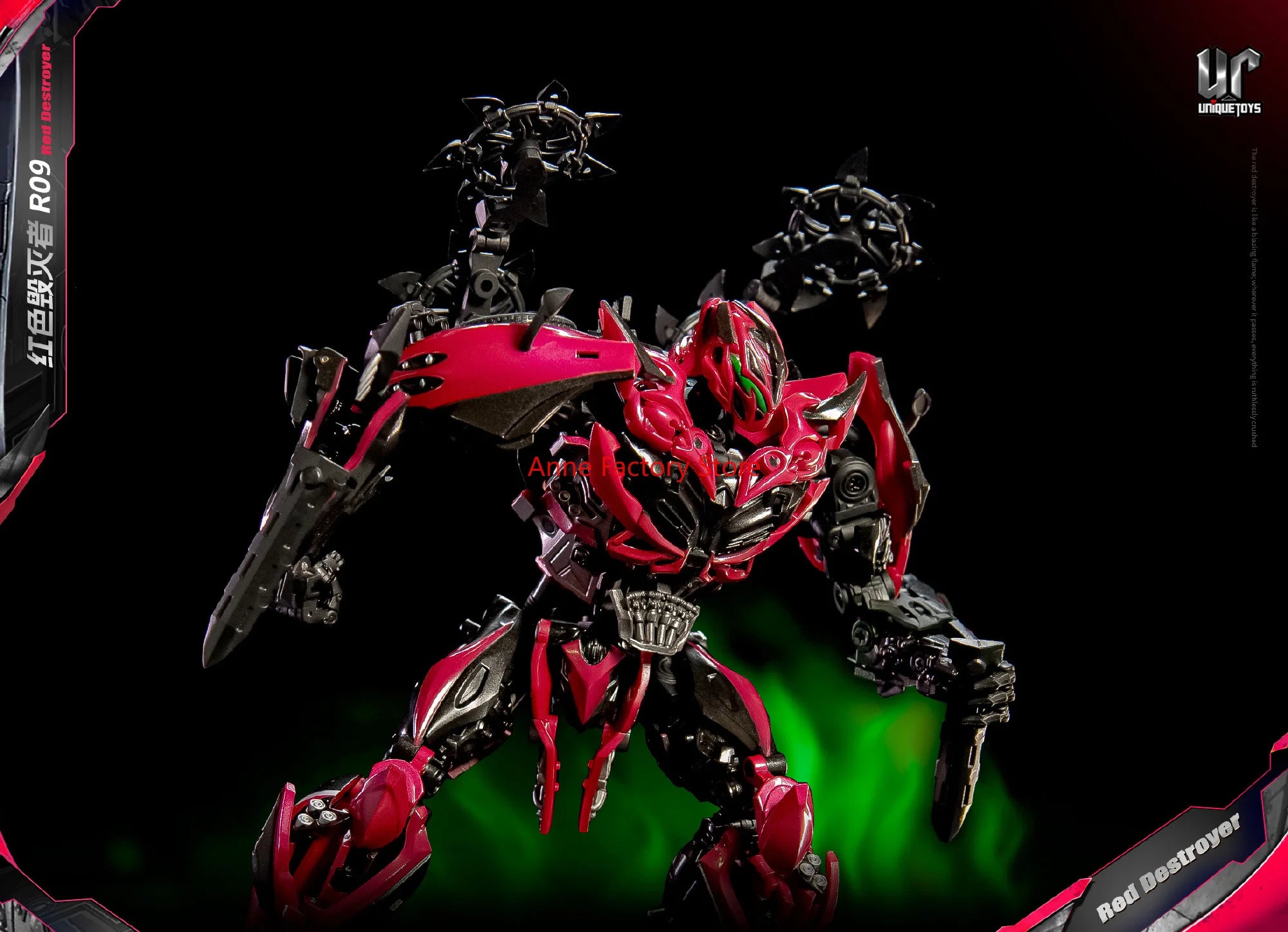 [In Stock SOON] First Batch Original UniqueToys UT-R09 UTR09 Stinger Red Destroyer ﻿MPM Alloy Action Figure Robot Toys