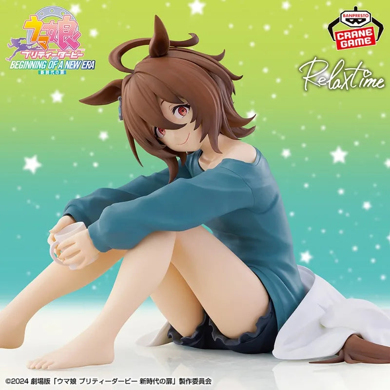 Auf Lager Original Bandai Pretty Derby Jungle Pocket Agnes Tachyon PVC 13cm Anime Charakter Puppe Spielzeug Sammlung Weihnachtsgeschenke