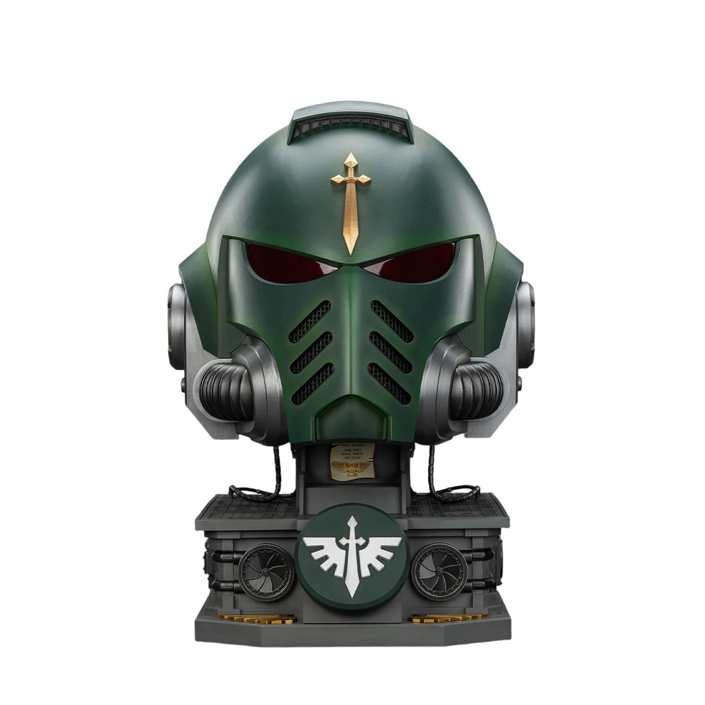 JOYTOY Warhammer 1/1 Action Figures Dark Angels MkX Helmet & Display Stand
