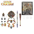 1/12 7inches Harbinger Studios Savage Crucible Action Figure Wave 2 Jaeger Nashom Krieger Whoman Barbarian Anime Model