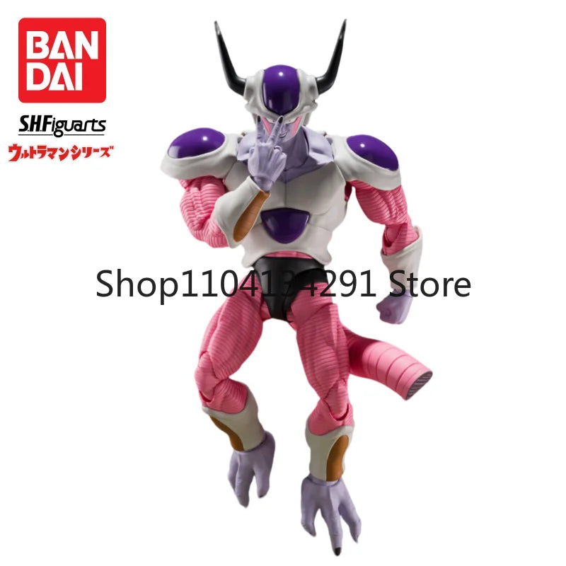 Original Stock Bandai Soul Limited Edition SHF Dragon Ball Z Frieza Great King Frieza Second Form Exquisite Gift Toy Model