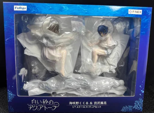 【TM】In Stock F:NEX Shirasa's Aquarium Miyazawa Fuuka Misakino Kukuru 1/7 Scale Figures Model Collection Gift