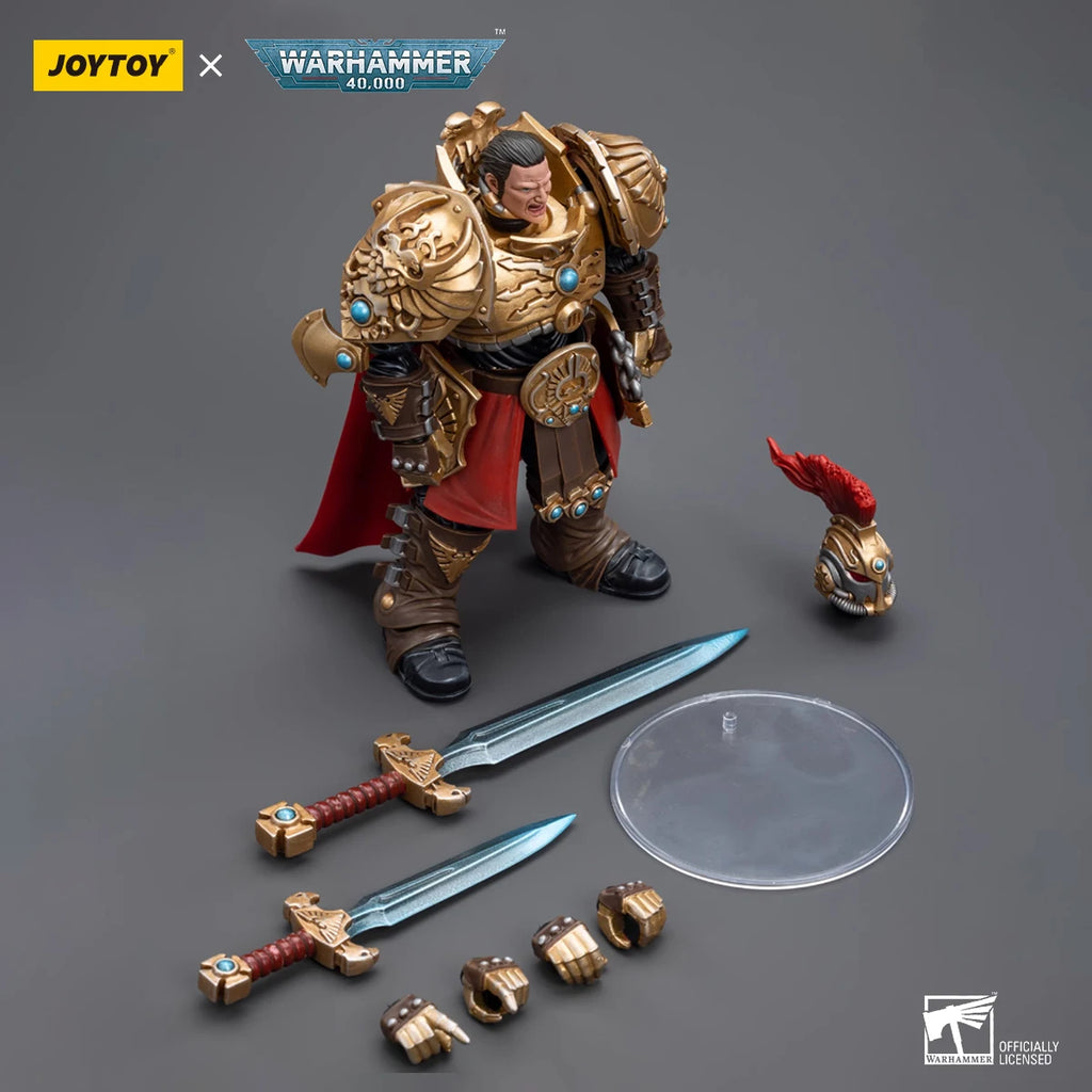 JOYTOY Warhammer 40K Action Figure Adeptus Custodes Blade Champion Anime Figure Joints Movable Figurine Collection Model Toys