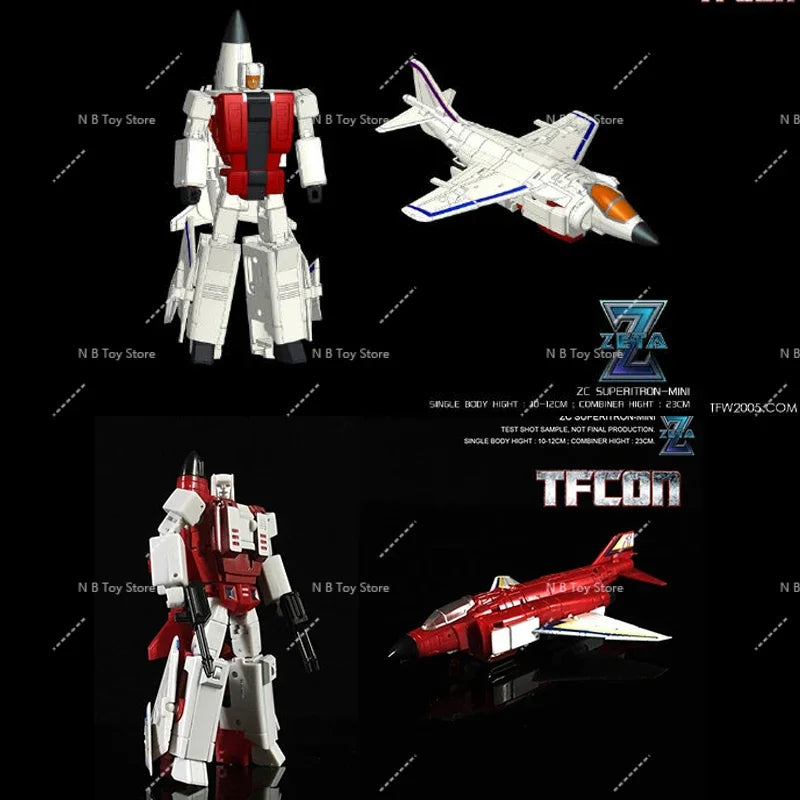 Transformation ZETA Toys Superion ZC01 Skydive ZC02 Air Raid ZC03 Silverbolt ZC04 Firefligh ZC05 Slingshot Action Figure Toy