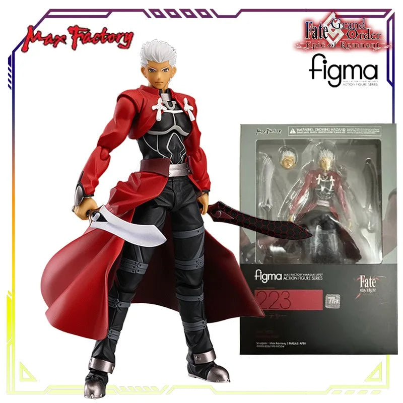 Max Factory Original FIGMA Fate Grand Order Serie Lancer Artoria Pendragon/Archer Joan of Arc Anime Actionfigur Modellspielzeug