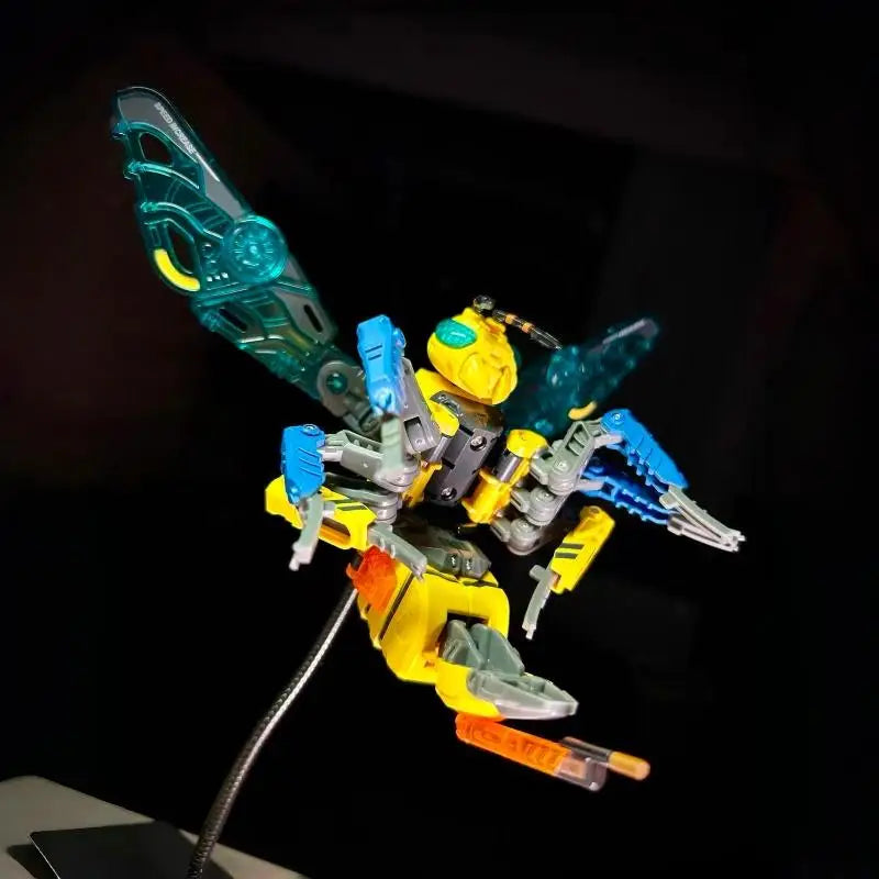52TOYS BEASTBOX BB-38 Blast Hornet Deformable Robot Action Figure Transformation Toy Collectible Mecha Model Gift for Boys Fans