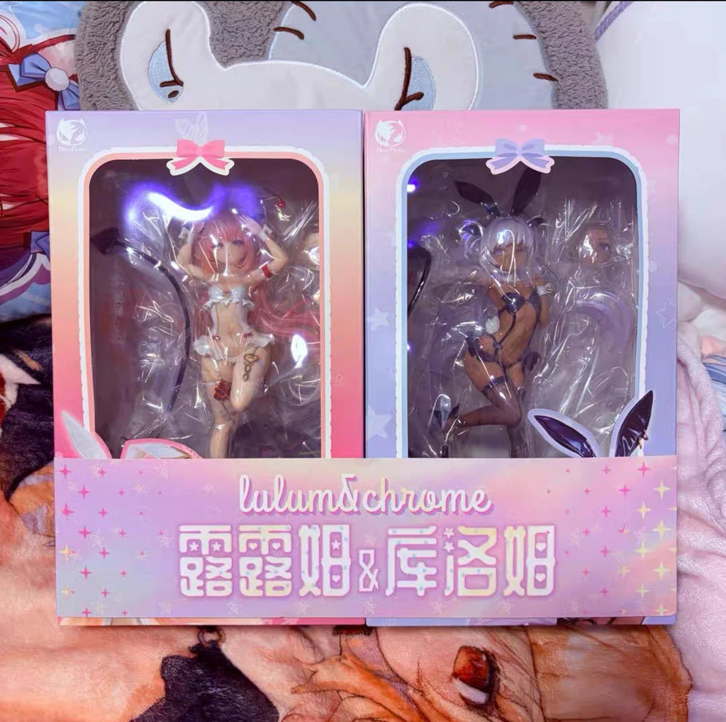 TYCTOYS In Stock 27cm Genuine BearPanda Lulumu Kurumu Thermochromic Pursuit Eye 1/6 Anime Figure Model Toys Ornament Gifts