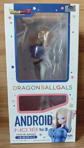 【UA】 MegaHouse Dragon Ball Gals Dragon Ball Z Artificial World No. 18 Ver. III Figures Models Toys Gifts