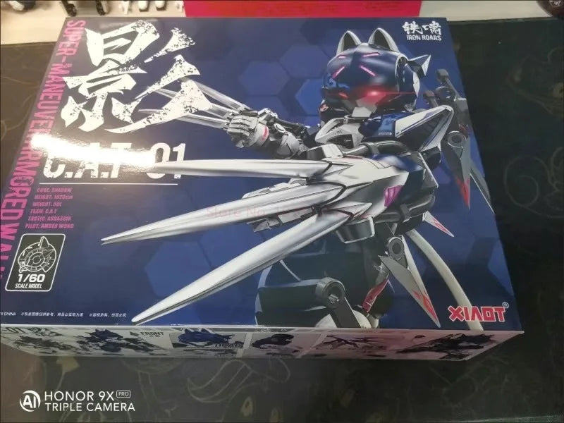 【in Stock】xiaot Iron Roars Cat-01 1/60 Armored Waller Ninja Cat C.a.t-01 02 03 Assemble Action Figure Model Toys