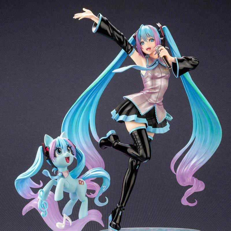 My Little Pony Anime Figure Applejack Figures Bishoujo Model Kawaii Dash Bishoujo Rainbow Sunset Shimmer Statue Decoration Gifts