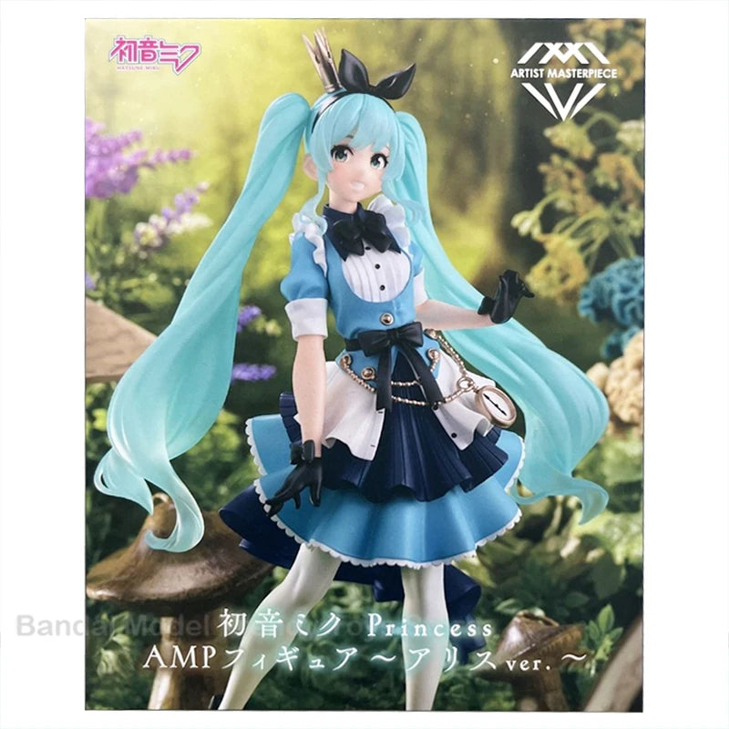 In Stock TAITO Artist Masterpiece Hatsune Miku Princess Alice Anime Figure Model Original Toys Ornament Gifts Collecting