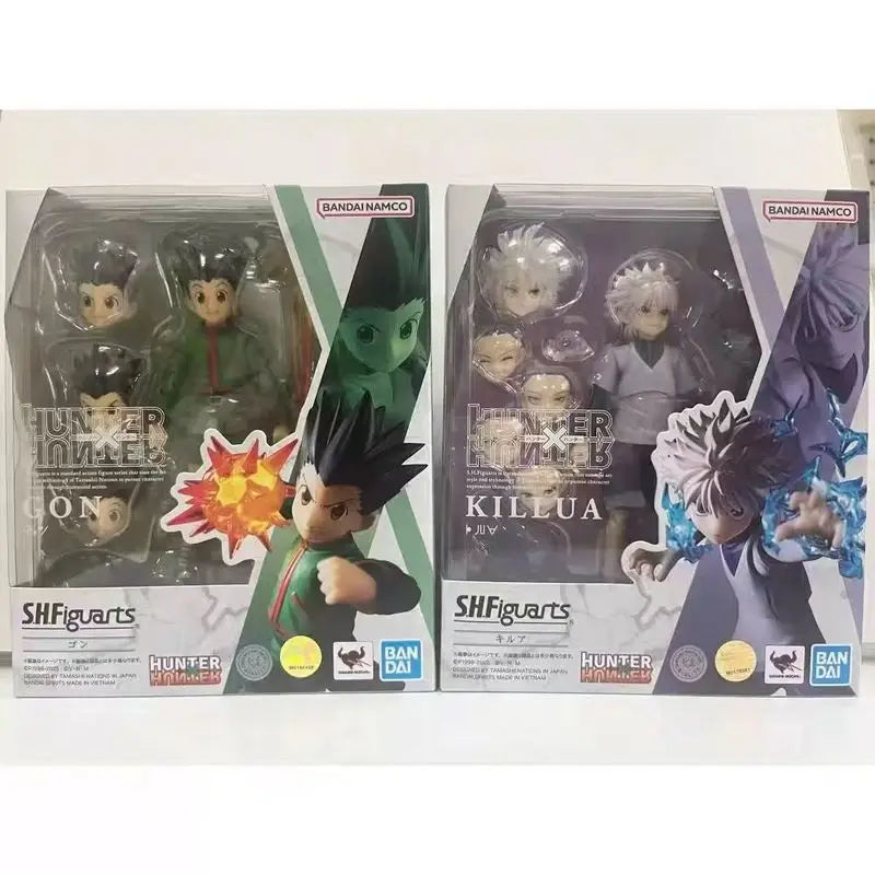 In Stock Shf Figuarts Shf Hunter X Hunter Killua Zoldyck Gon Anime Action Figure Model Finished Ornaments Gift Collection Toys