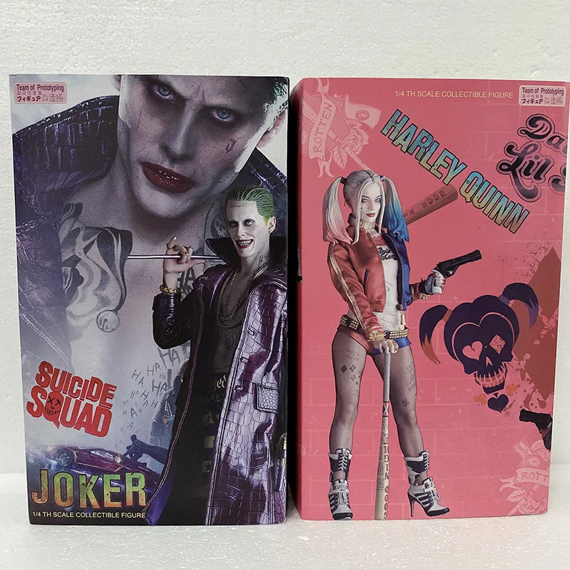 Crazy Toys Figure Quinn Joker Action Figure Team Of Prototyping Action Figure Model Toy 43cm 30cm Halloween Birthday Gifts