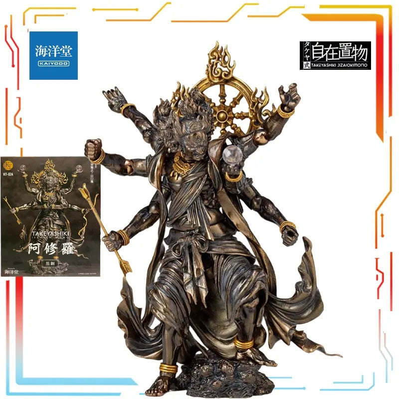 Kaiyodo Original Finished Product Movable Exquisite Figurine Series Asura Anime Toys Collectible Model Festival Gift for Boys