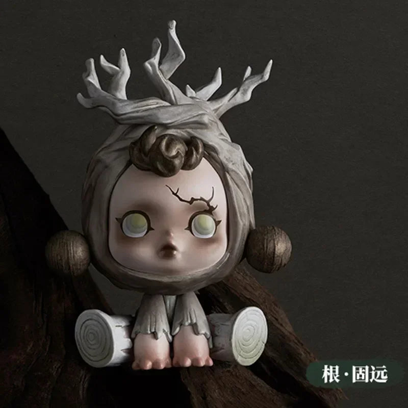 POP MART SKULLPANDA The Ink Plum Blossom Series Blind Box Mystery Box Guess Bag Toys Doll Cute Anime Figure Desktop Ornaments