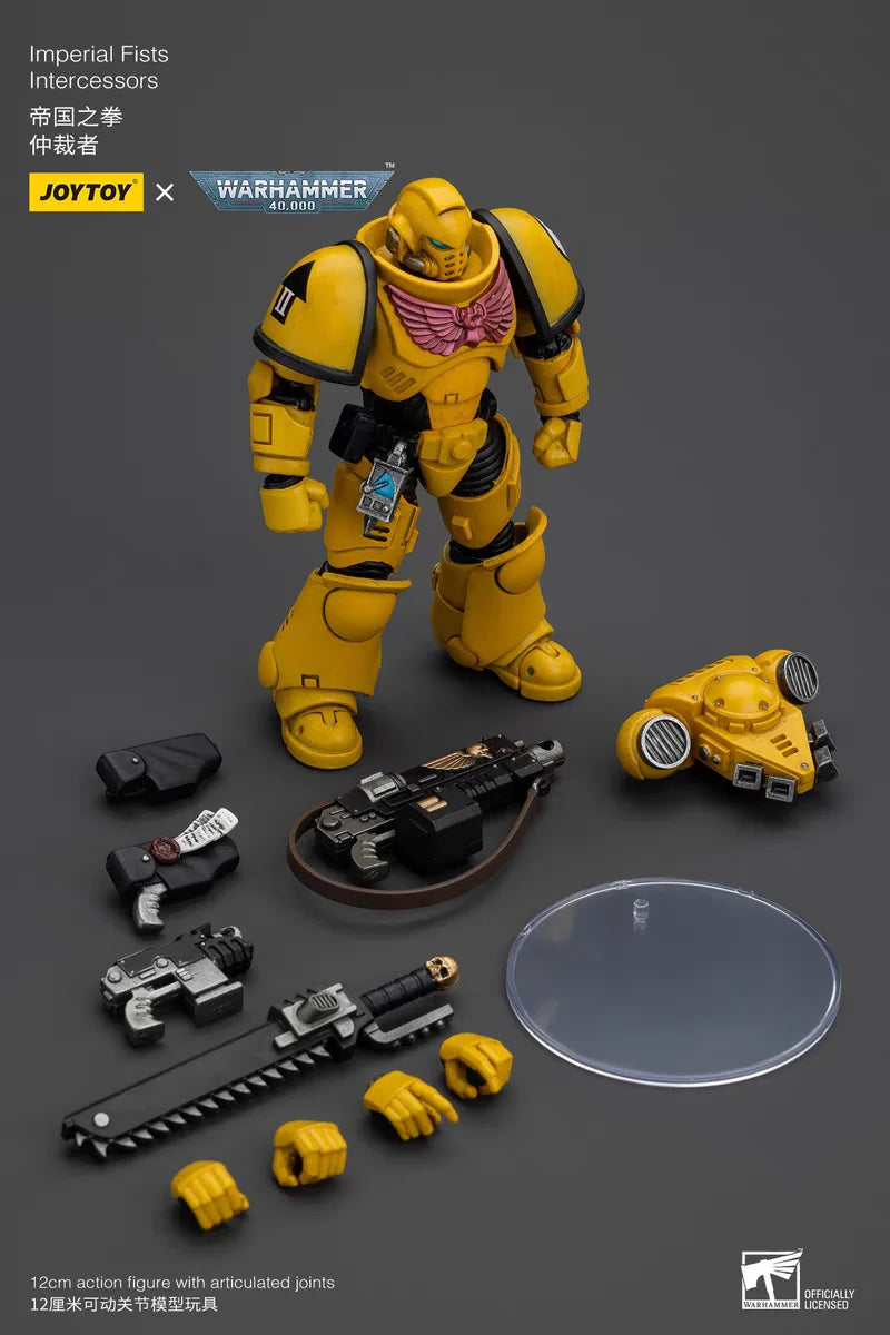 JOYTOY 1/18 Action Figure Warhammer 40K Intercessors UItramarines Space Wolves Lmperial Fists Blood Angels Toys Model Gifts