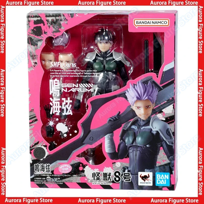 In Stock Bandai Kaiju No. 8 S.H.Figuarts SHF Gen Narumi Anime Action Figures Toys Models PVC Gift Collector