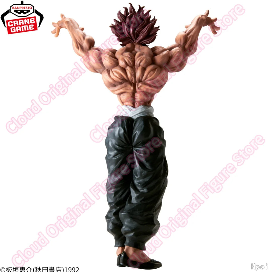 In Stock 100% Original BANDAI Grandista BANPRESTO Hanma Yujirō Pvc 31cm Anime Figures Collectible Model Toys