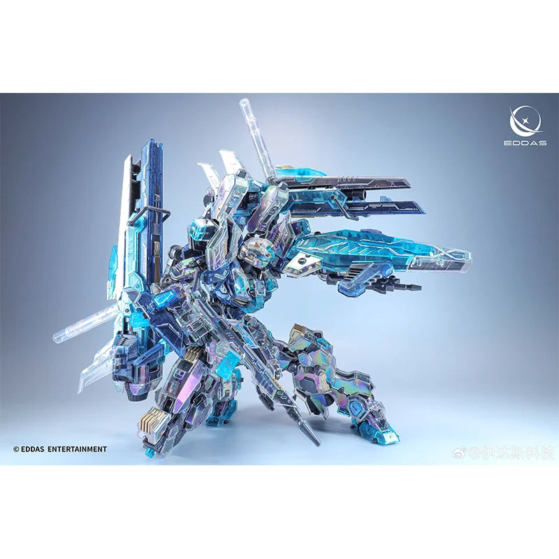 In Stock EDDAS Model Asgard MG 1/100 Hologram Ver. Assembly Model Kit Toy Special Clear Color Action Figure Model Kits Gifts