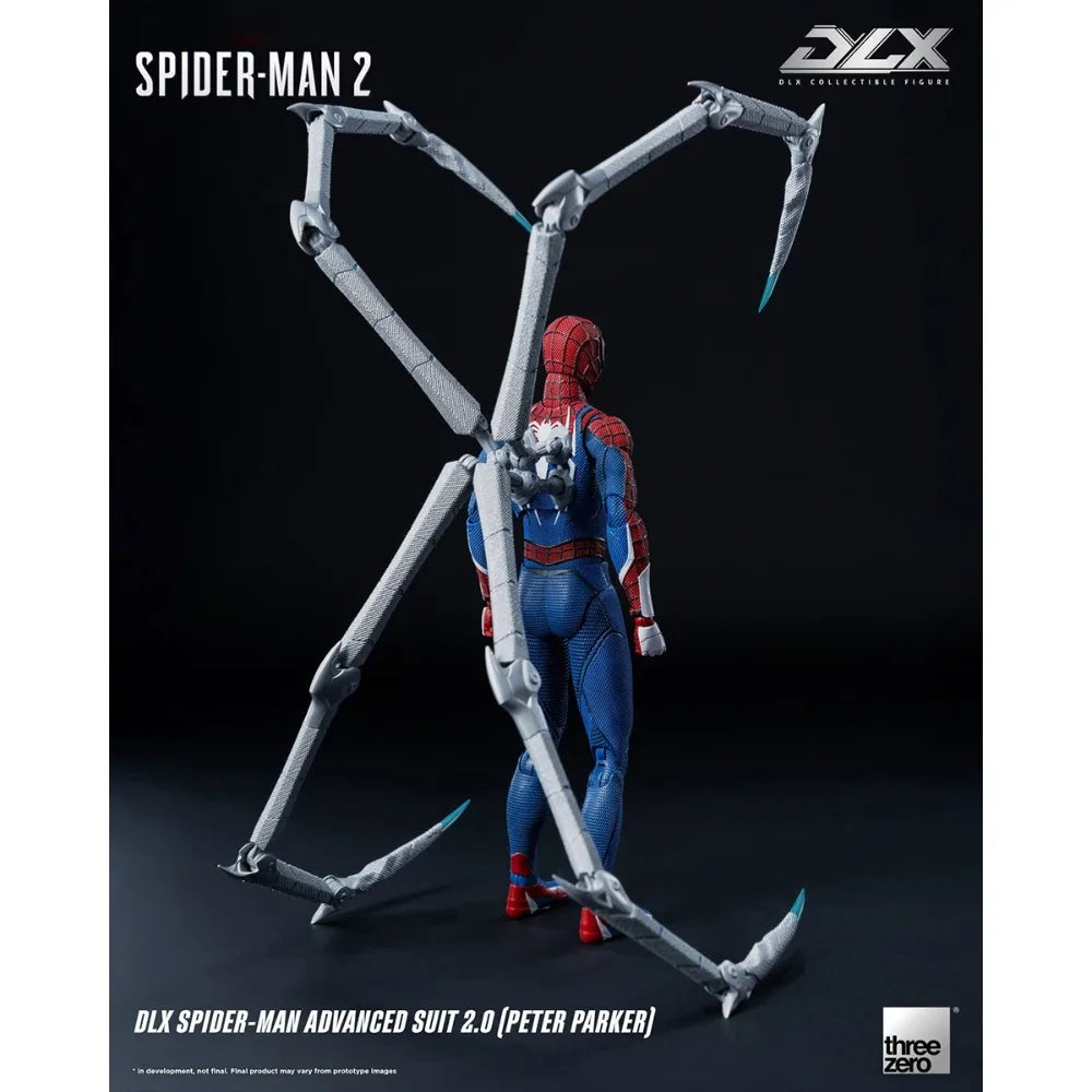 Threezero DLX Spider-Man High Suit 2.0 1/12 Scale Action Figure Toy Collection Gift Spider Man Anime Figure