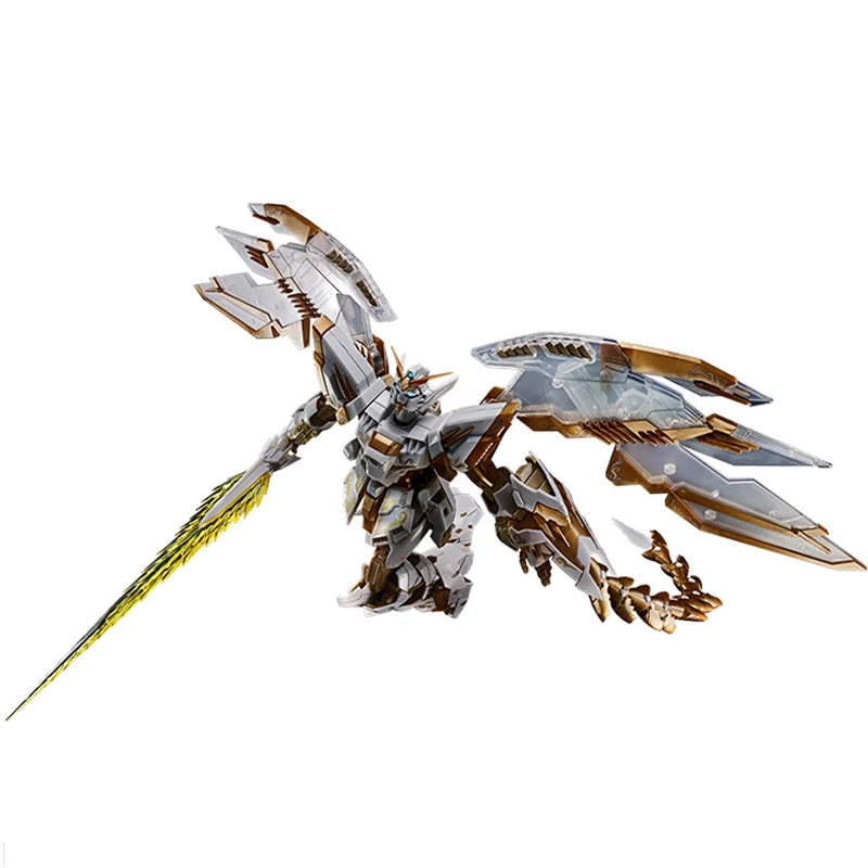 Bandai Genuine MG GUNDAM EPYON EW [CLEAR WHITE]  WING GUNDAM ZERO EW[CLEAR PURPLE] Anime Action Figure Assembly Model Toys Gift