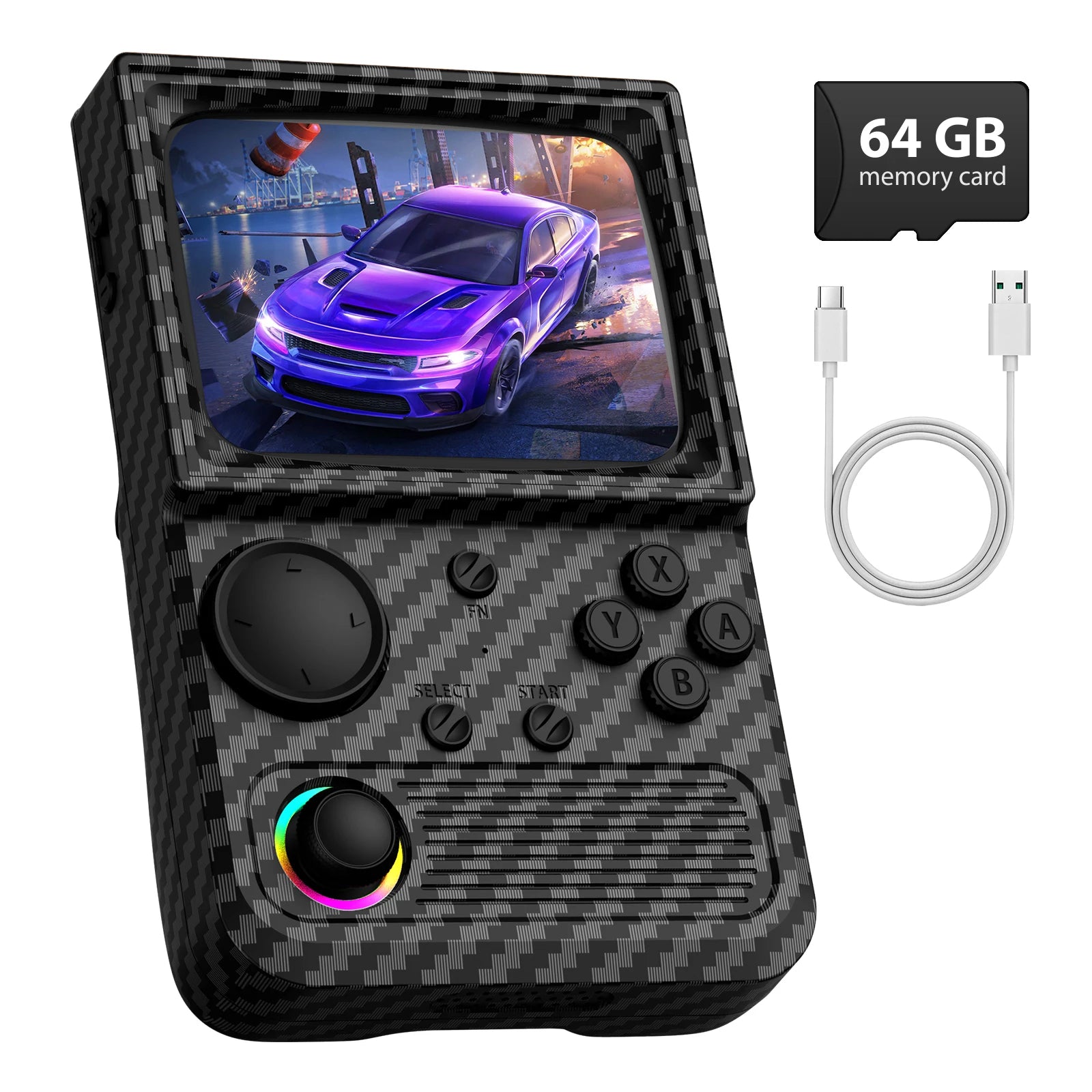 AISLPC R36T Retro TV Handheld Game Console Wifi Multiplayer 3.5 inch IPS Screen Linux System Portable Pocket Player 18000+ Games
