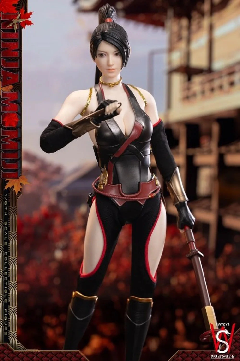 In Stock SWTOYS FS076 1/6 Scale NINJA MOMIJI Replaceable Hand Shape Full Set 12inchs Action Figure Model Toys Gifts