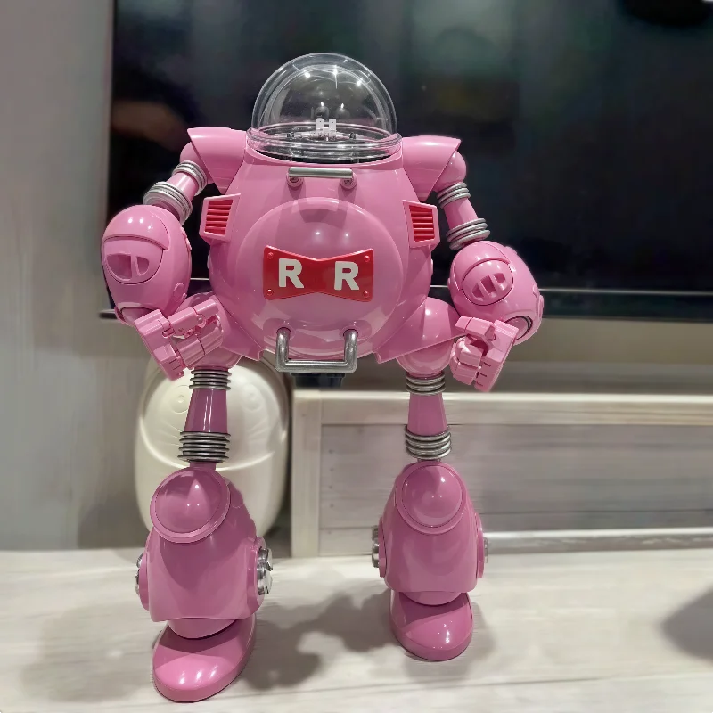 32cm Dragon Ball Red Silk Army Lieutenant Robot Pink Carrier High Alloy Included Can Carry Shf Doll Collectible Action Figure