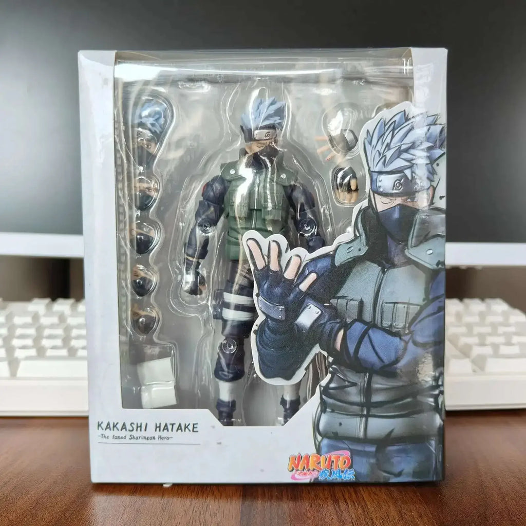 Domestic Version Kakashi 2.0 Naruto Hatake Kakashi Figure SHFiguart Shippūden The Hero of Sharingan Collectible Model Decoration