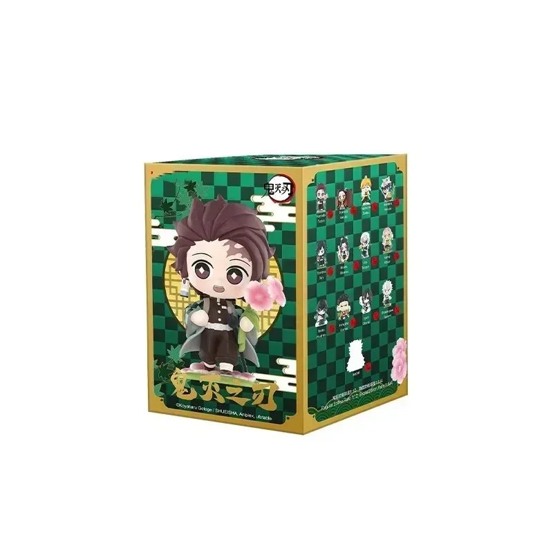 Pop Mart Demon Slayer Birth Flower Series Blind Box Toys Kawaii Anime Action Figure Surprise Mystery Box Dolls Girls Gift