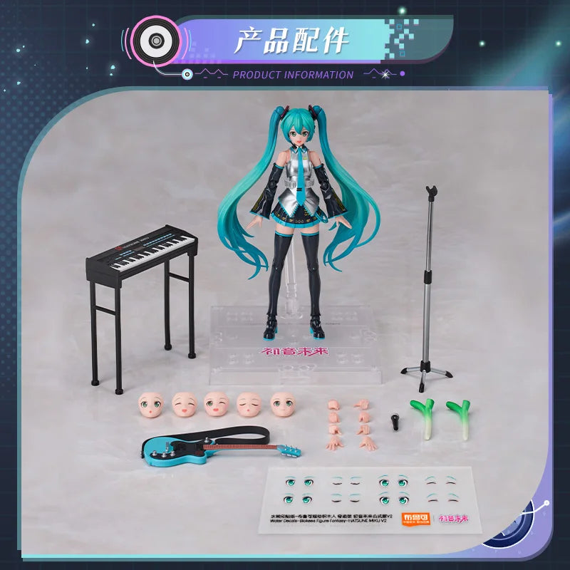 Оригинални Blokees Hatsune Miku екшън фигурка монтаж фигурка Singer MIKU анимационни аниме фигурки играчка PVC играчки кукла колекция подарък