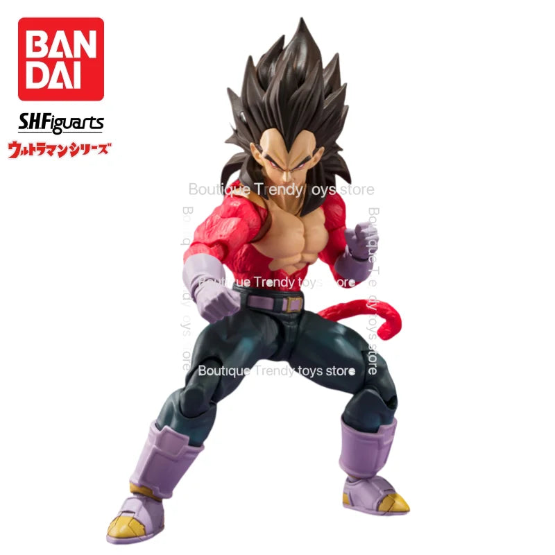 In Stock Bandai S H Figuarts Original Dragon Ball Vegeta IV Doll Brand New Boxed Action Figure Anime Characters Model Garage
