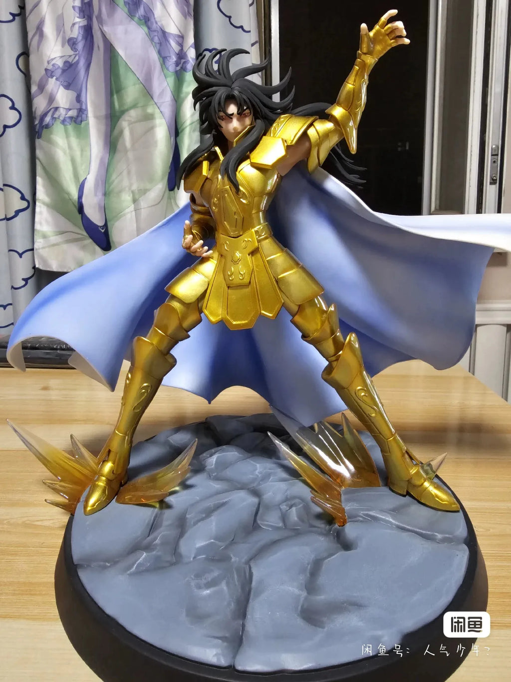 Saint Seiya Genuine Bntsh Ichiban Kuji Anime Figure Gemini Saga Seiya Poenix Ikki Ver. Pvc Action Figures Model Ornament Gift