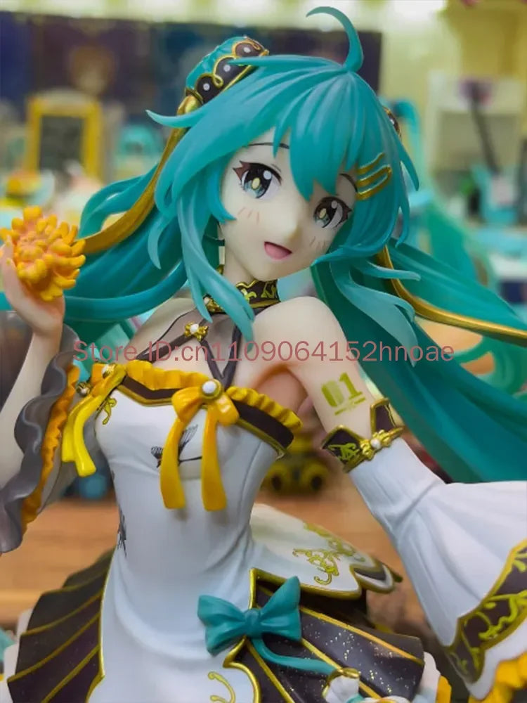 F:Nex Hatsune Miku Vocaloid Figure - Mid-Autumn Night Version Anime Collectible Statue Action Figure Toy for Girls