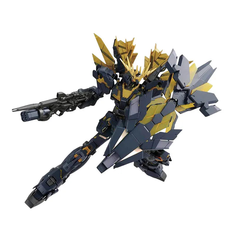 Bandai Genuine UNICORN GUNDAM 02 BANSHEE NORN RG Anime Action Figure Robot Periphery Action Figure Toy