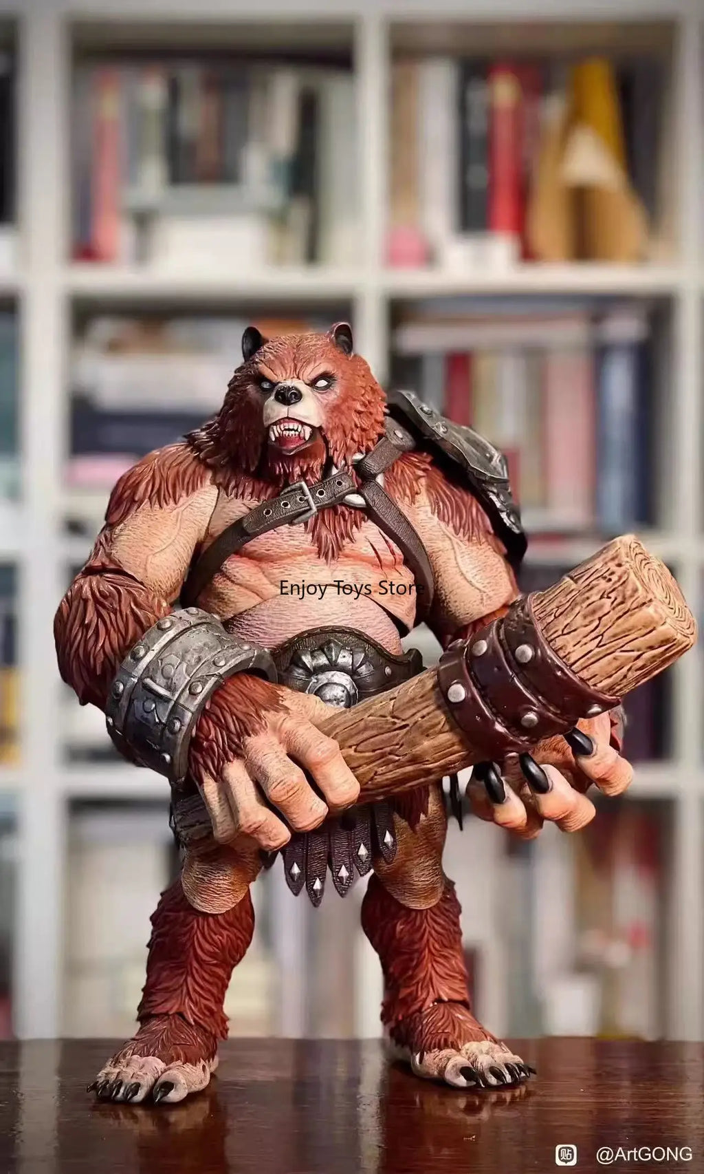 [In Stock] Memory Toys Fantasy Ancient Mythical Beast - Bear Tribe Frenzy Warrior (No Armor Accessories)
