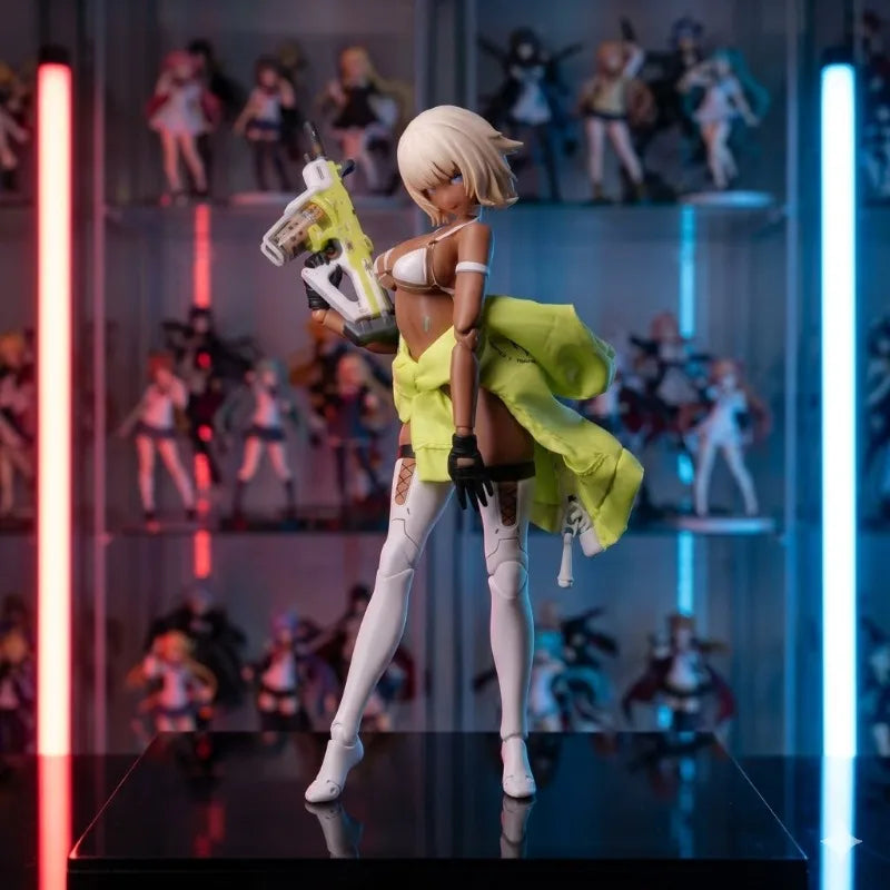 Brand New In Stock 100% Authentic Snail Shell 1/12 MILK TEA Milk·T Mecha Girl Action Figure Original Mecha Collectible