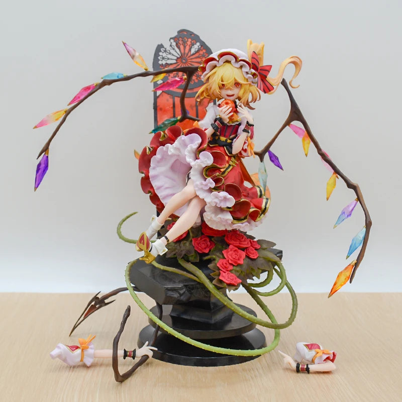 32cm Touhou Project Flandre Scarlet Anime Girl Figure Alter Remilia Scarlet Action Figure Sakuya Izayoi Figurine Model Doll Toys