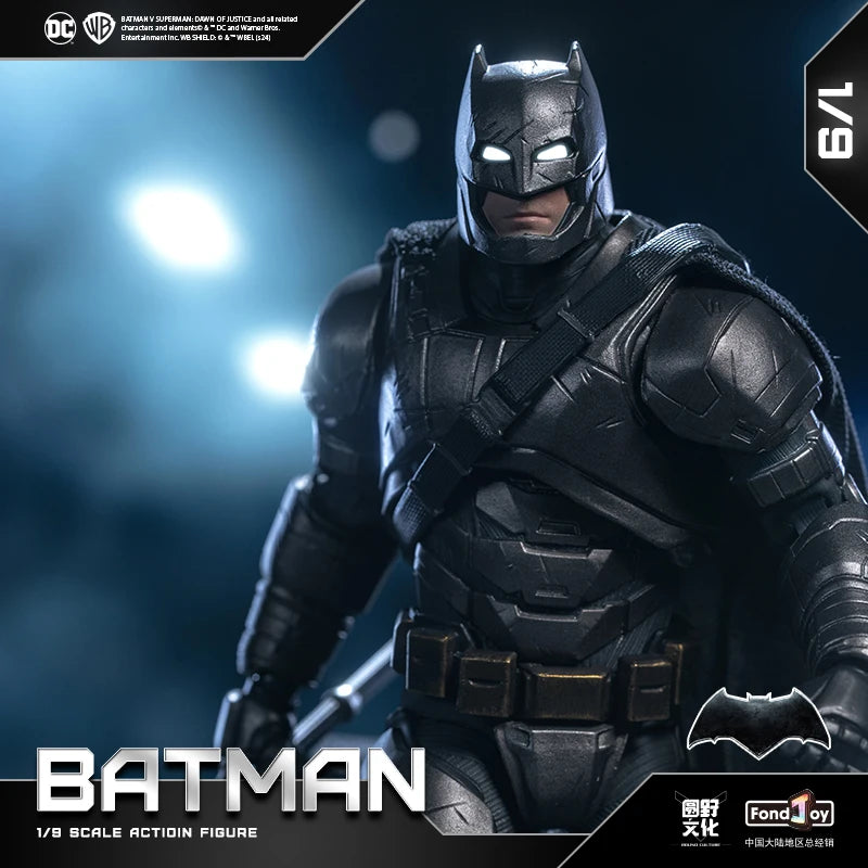 FondJoy Batman Figure Set, Metal Accessories for Enhanced Texture, Poseable Classic Battle Stances, Multiple Armor Versions