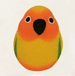 Chubby Glowing Bird Series Gashapon Toys Acacia Parrot White Java Sparrow Love Bird Q Verison Action Figure Model Ornament Toys