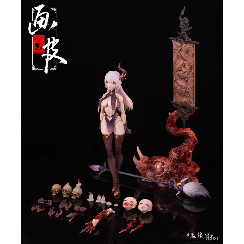 [In Stock] BearPanda, Eiifox Original Huaxia Divine Ghost Series First Round - Painted Skin 1/12 Finished Movable Doll ModelGift
